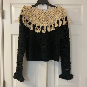 Zara crochet sweater